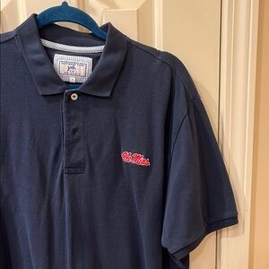 Ole Miss Southern Tide Men's Navy Polo Shirt